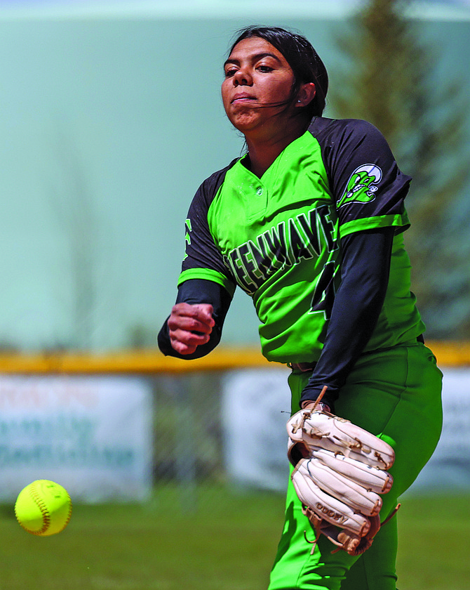 Vernita Fillmore’s pitching helped Fallon to its first regional title since 2018.