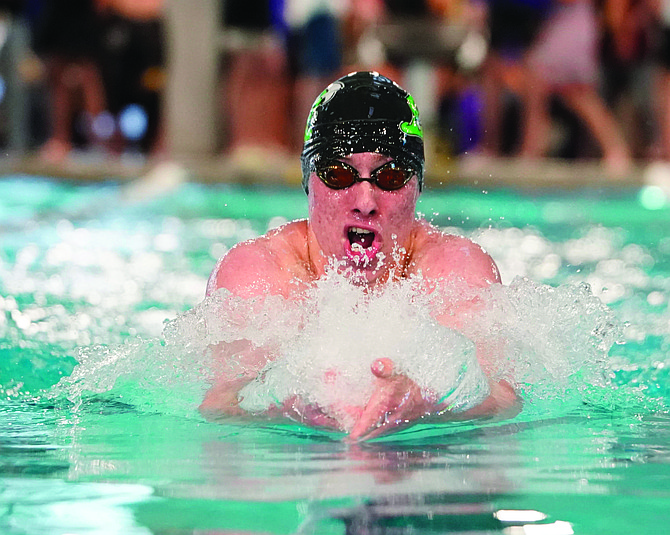 Fallon’s Zachary Koenig won both the 100-yard freestyle and 100-yard breaststroke events; the Greenwave also qualified in two relays for this week’s state meet in Las Vegas.