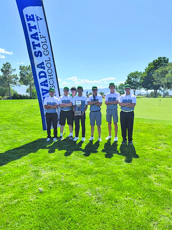 The Fallon boys golf team finished second in last week’s state tournament in Pahrump.