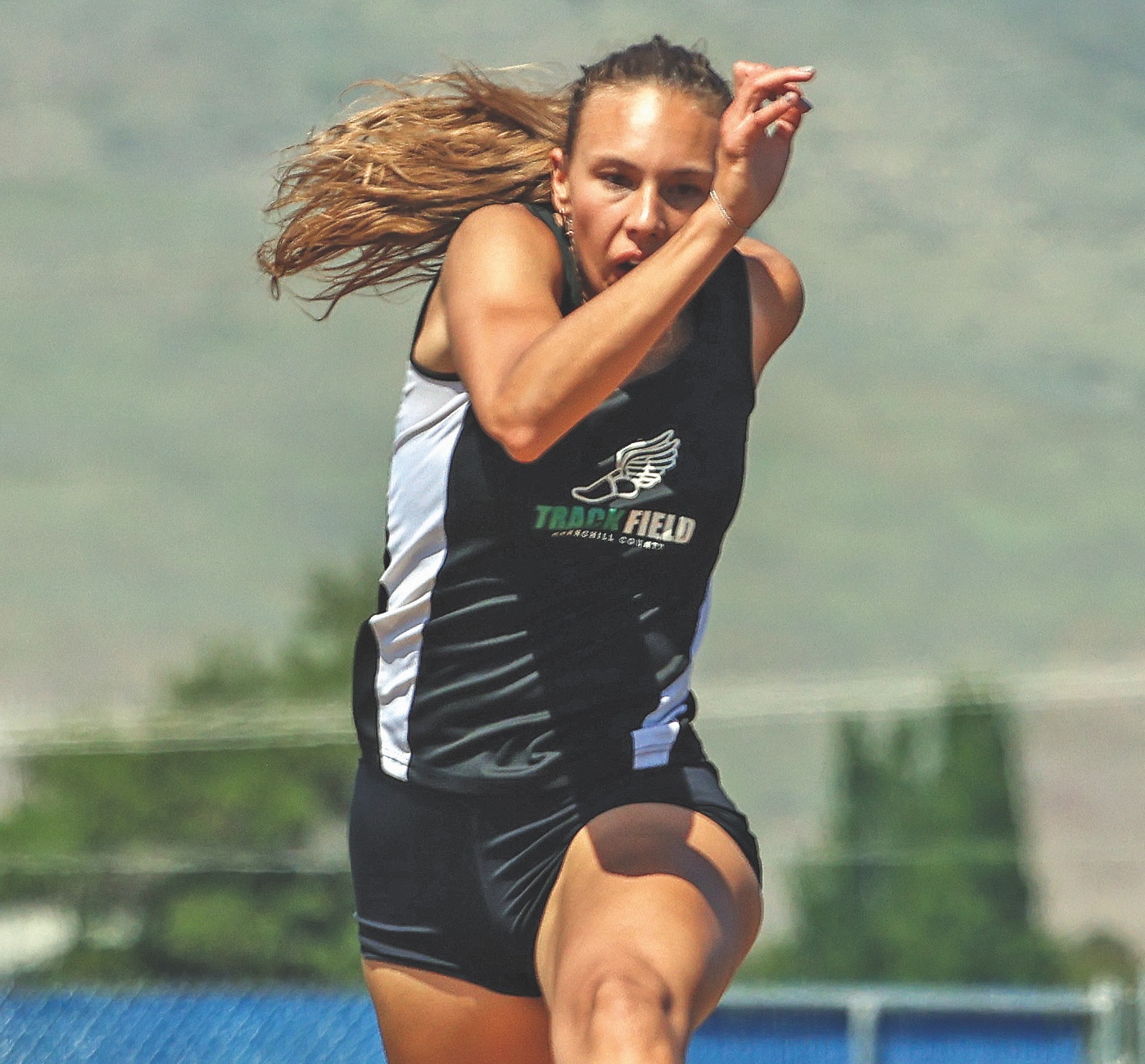 Track: Fallon's Lewis leaps to 3A triple jump title | Serving Carson ...