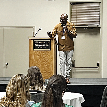 Diaz Dixon, President and owner of Performance Driven Consulting, opened up an important discussion about mental health at the Brain Health Summit on May 14.