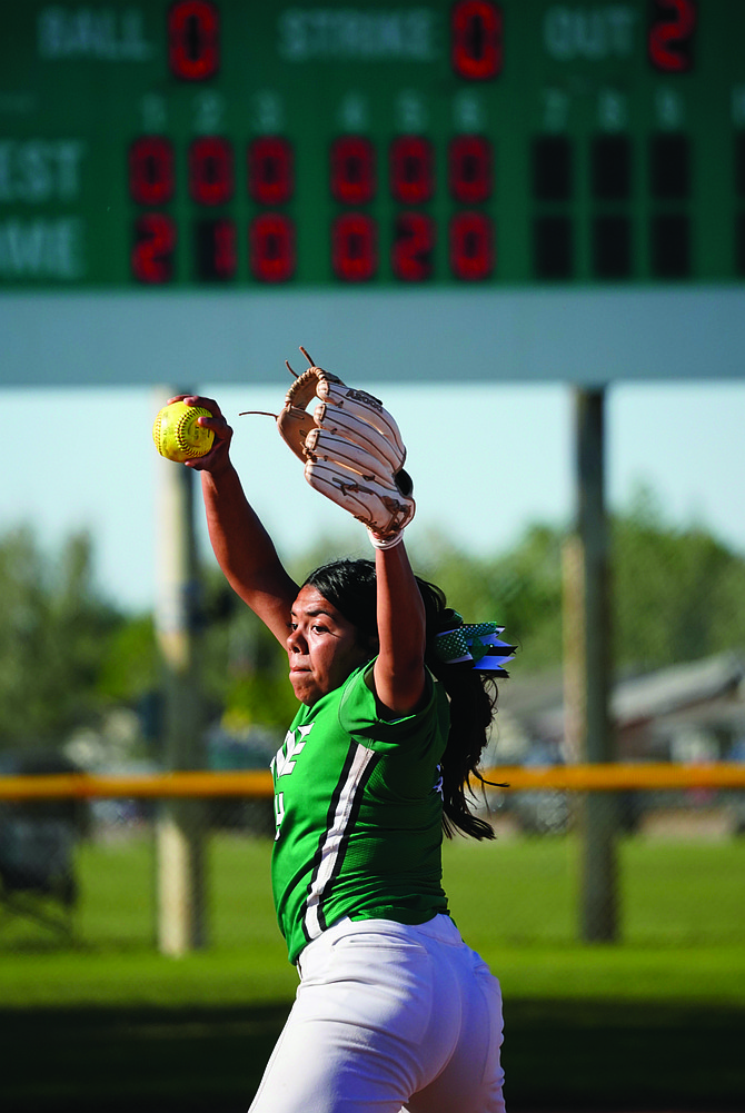 Fallon junior Vernita Fillmore was named the region’s Player of the Year after posting a 1.72 earned-run average while leading the team in hitting with a .422 average.