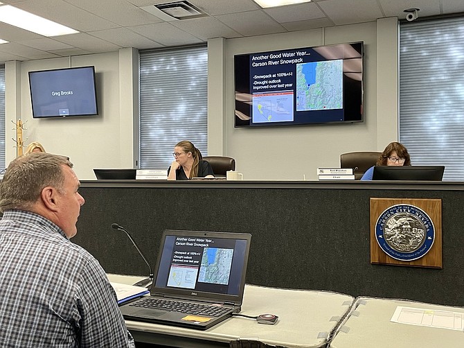 Carson City Utility Manager Andy Hummel told the Growth Management Commission on Wednesday that the city has enough water and sewer capacity for 3 percent residential growth going into next year.