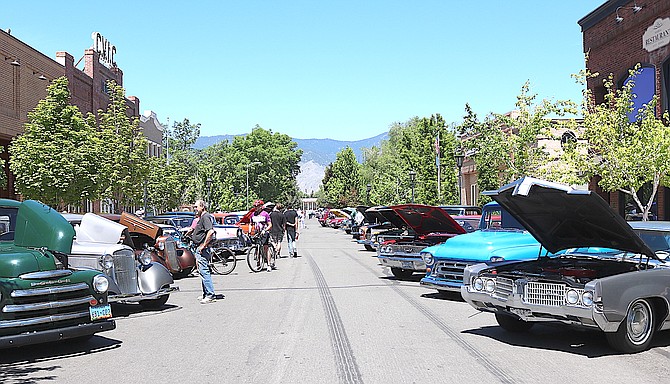 Downtown Minden was packed with classic cars for the annual Rappin' to Minden on Saturday.