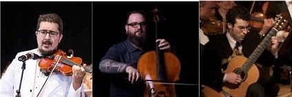 Violinist Brian Fox, cellist Evan Stern and guitarist Micah Dunn will perform a house recital on Sunday, June 23 in Carson City.