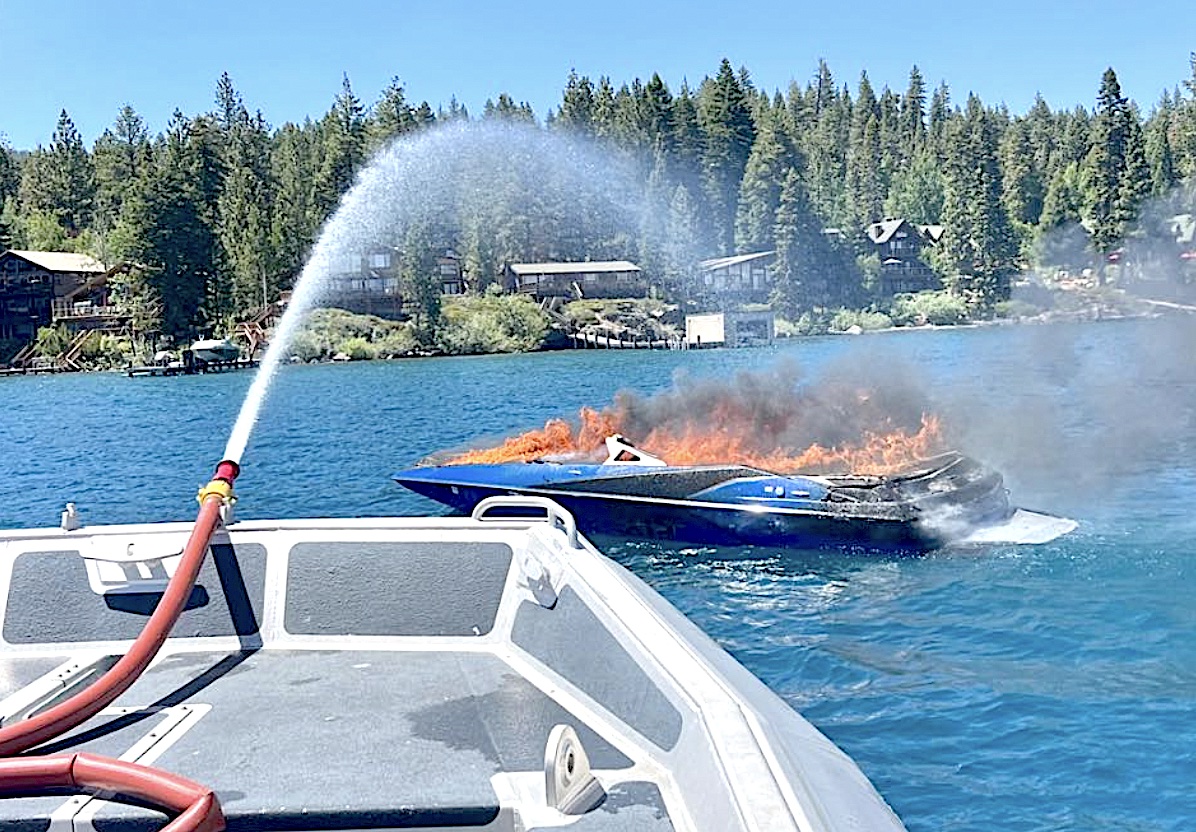 Coast Guard credits Samaritan in boat fire rescue – The Record Courier