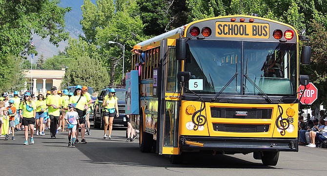 The Douglas County School District entry won the category for general youth in the Carson Valley Days parade on Saturday.