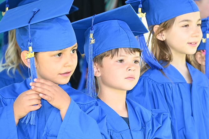 Eighteen children were celebrated at WNC Child Development Center’s preschool graduation ceremony on May 31.