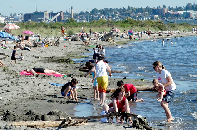 Jetty Island in Everett many years ago.