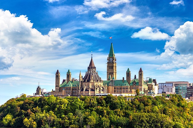 Parliament Hill in Ottawa is one of the stops on the May 2025 tour of Eastern Canada.