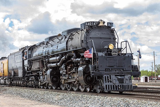 Big Boy No. 4014 is making whistle-stops across California and Nevada in July.