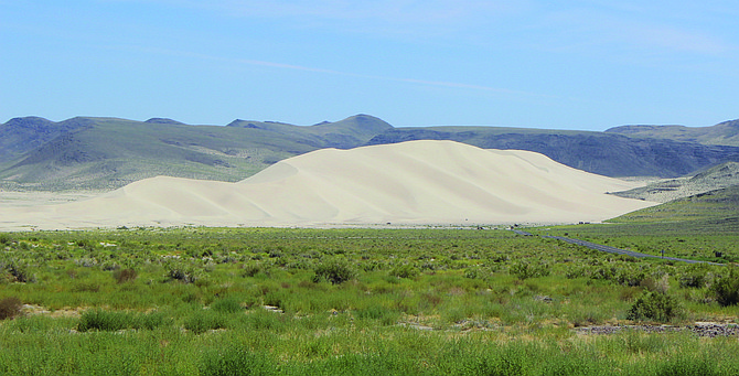 Payment in Lieu of Taxes (PILT) payments are made annually to counties for tax-exempt lands like the Sand Mountain Recreation Area, which is administered by the U.S. Department of the Interior.