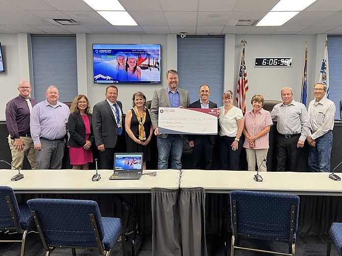 From left, Matt Clapham, Mike Walker, Lupe Ramirez, Andrew Feuling, Stacy Woodbury, Matthew Helmers, Jon Hager, Cheryl Macy, Casey Gillis, Richard Varner and Richard Stokes.