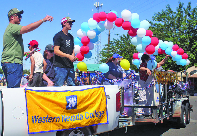 Western Nevada College’s Fallon campus joined other community groups for the Fourth of July parade.