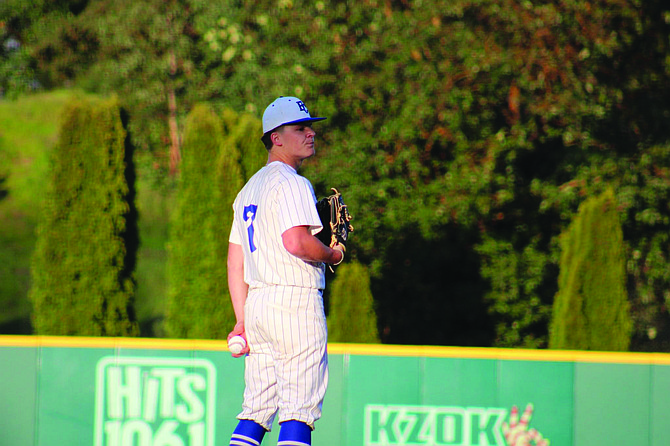 Payton Hanly announced his intention to play baseball for Centralia Community College.