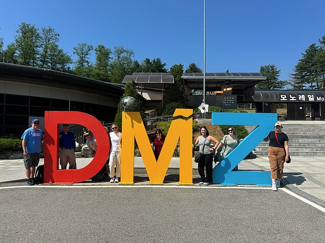 One of Carson High School teacher Nicole Fagundes” notable locations to visit on the trip was the Demilitarized Zone (DMZ), where most Koreans are not allowed and require special paperwork to attend.