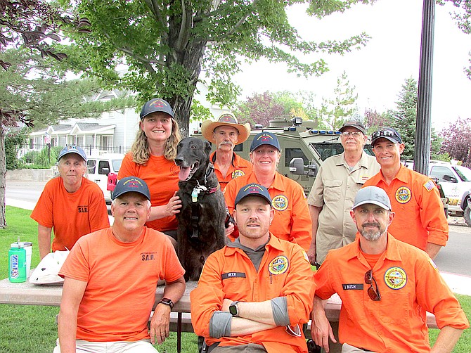 The Douglas County Sheriff’s Search and Rescue team, including Cowboy, a 5 year-old Dutch Shepherd, were among the Douglas County Sheriff’s Office law enforcement and services team honored during the seventh annual Burgers for Badges event.