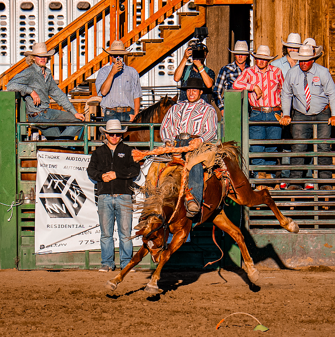 Contestant at the Douglas County Rodeo.