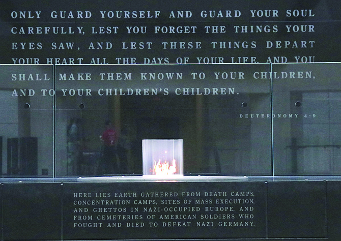 National Holocaust Museum in Washington, D.C., presents a history on the Holocaust before and during World War II.