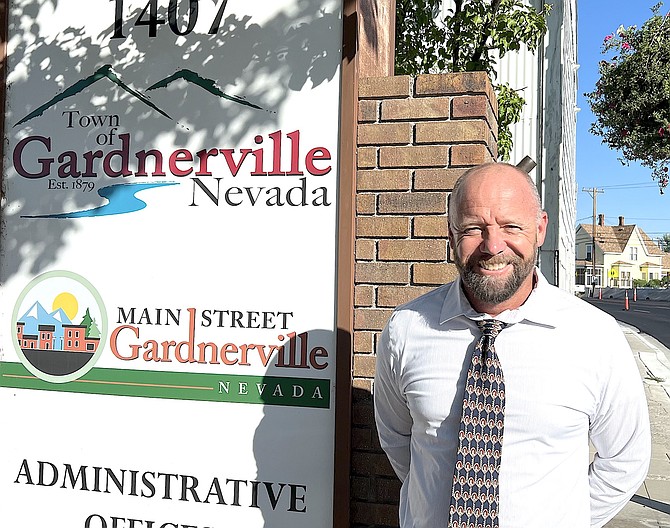 Dan Hamer on Tuesday, not long after he was recommended to take a vacant seat on the Gardnerville Town Board.