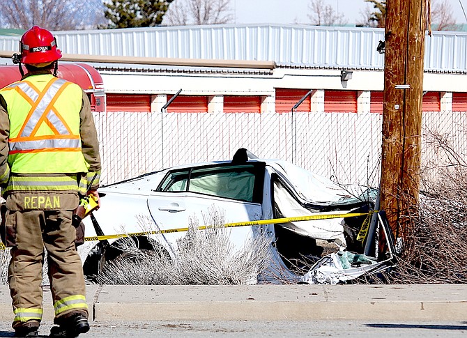 The driver in the only fatal Gardnerville collision in 2023 was sentenced Wednesday to 30 days in jail after he admitted to misdemeanor vehicular manslaughter.