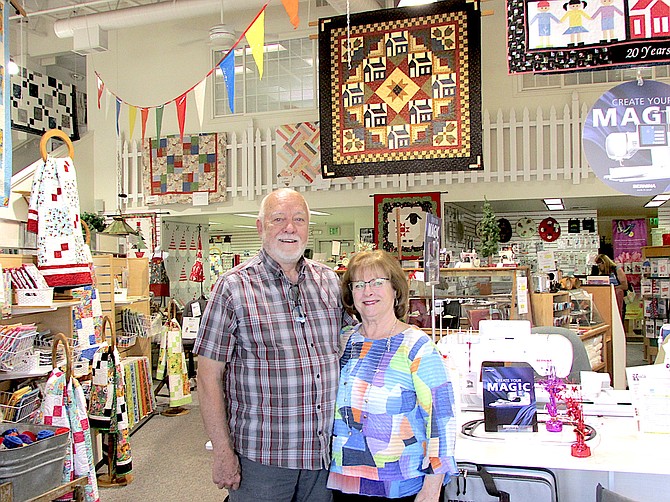 After 25 years in business,  The Quilt House owners Janet and Gary Pierce have decided to retire from the store front.