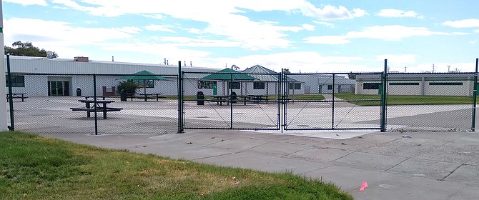 Fencing has recently been installed around Churchill County High School as a security measure.