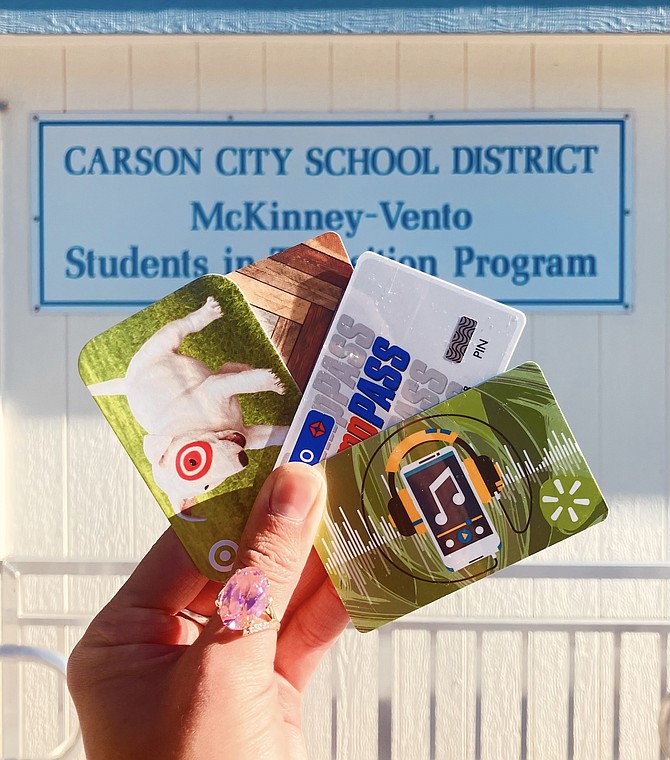 Carson City School District’s McKinney-Vento Students in Transition program raised nearly $14,000 in gift cards and monetary donations.