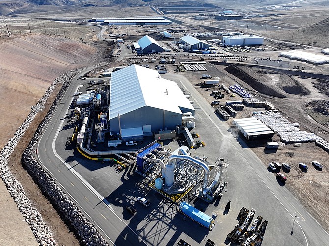 Redwood Materials’ battery recycling facility at Tahoe Reno Industrial Center.