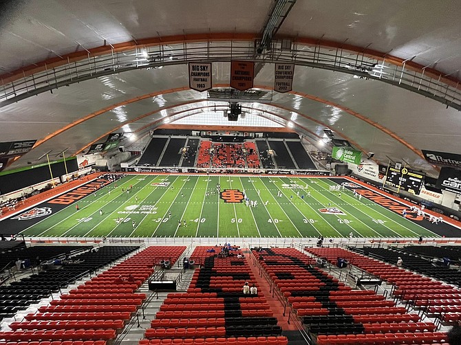 A look at the field on the campus of Idaho State University where Carson High School football played Highland Saturday afternoon in Pocatello, Idaho.