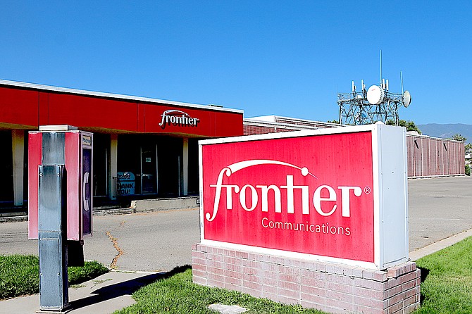 The Frontier Building sits near the boundary between Minden and Gardnerville on Thursday morning.