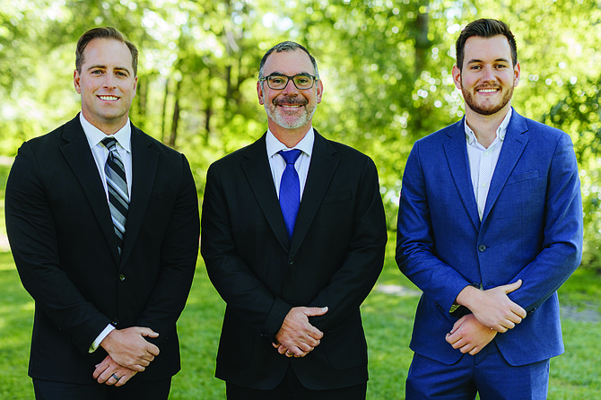 From left Chase Houston, senior vice president, Michael Keating and Mike Dorn with Logic Commercial Real Estate.