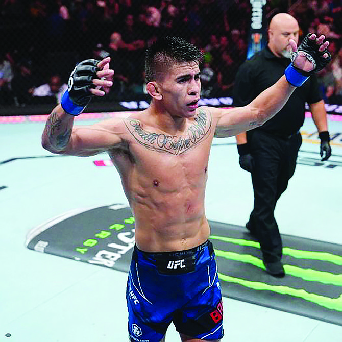 Winnemucca’s Mario Bautista will be fighting in Salt Lake City on Saturday, Oct. 5, as part of UFC 307.