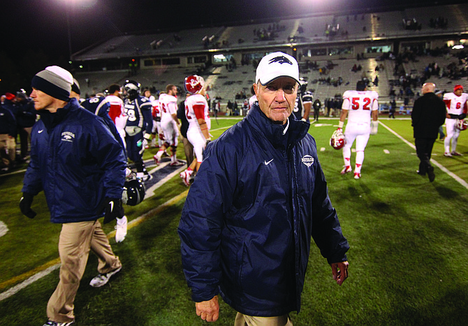 Former Nevada football coach and athletic director Chris Ault helped push the Wolf Pack from the Division II ranks into three different FBS-level conferences.