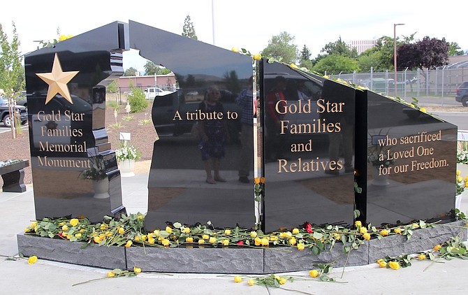 The Gold Star Family Memorial Monument of the Northern Nevada State Veterans home.