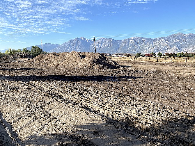 Dirt work along Monte Vista in Minden is underway in this photo submitted Thursday by resident Robin Sarantos.