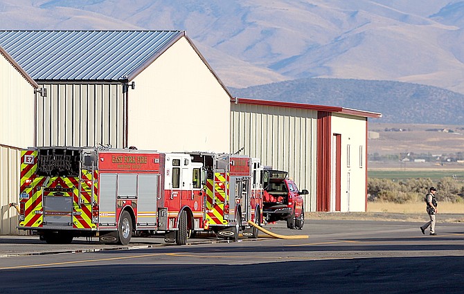 East Fork engines at Minden Tahoe Airport on Oct. 1.