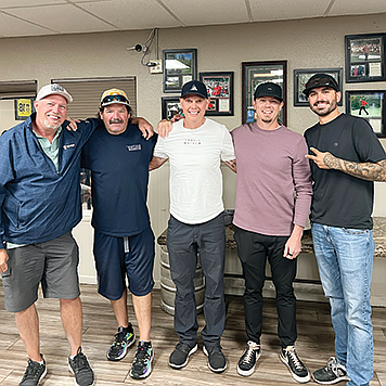 Verner Chiropractic won the Men's Golf League this year. Pictured above are: Rob Stepper, Mike Adams,  Dennis Verner, Nick Verner and Ben Burhans. Not pictured is Joe Quilci and Shane Goodale.