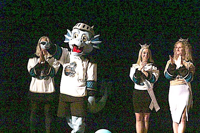 The Knight Monsters unveiled their mascot, jerseys and affiliations on July 16. 
Katelyn Welsh/Tahoe Daily Tribune