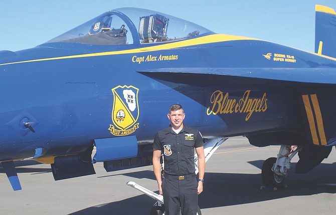 AME1 Bret Lynch of Fallon is nearing completion of his first year with the Blue Angels. He had an opportunity to return to Northern Nevada last weekend.