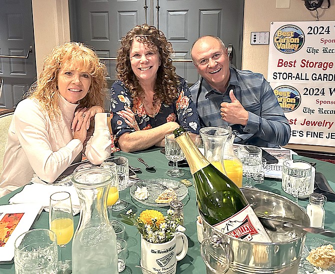 Shele Pandl, Jenny and Danny Villalobos at the Best of Luncheon on Friday. 
Tina Sanchez/Special to The R-C