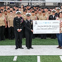 Carson High NJROTC supports cancer patients