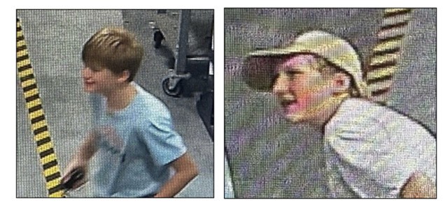 Two young men are being sough in connection with the theft of $4,000 in merchandise from a Minden manufacturer.