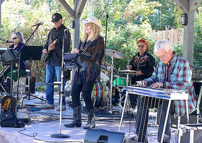 The Sage Brush Rebels perform at the Genoa Oktoberfest on Saturday.