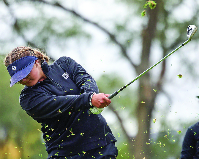 Oasis Academy’s Meirra Cavanaugh finished second in last week’s Class 2A state golf tournament in Elko.