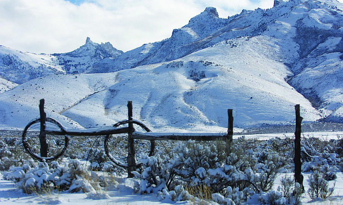 The Ruby Mountains, outside Elko.