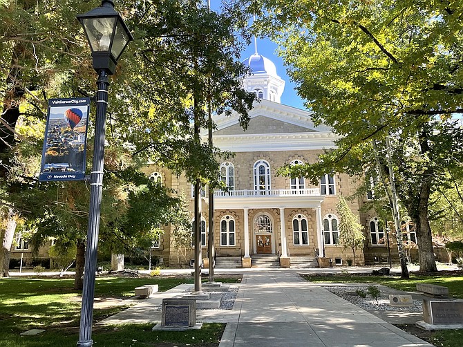 Nevada’s Capitol in downtown Carson City on Oct. 23, 2024.