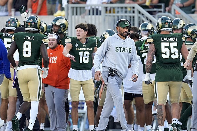 Head coach Jay Norvell is 13-19 in two-plus seasons at Colorado State. The Rams play Nevada on Saturday at Mackay Stadium.