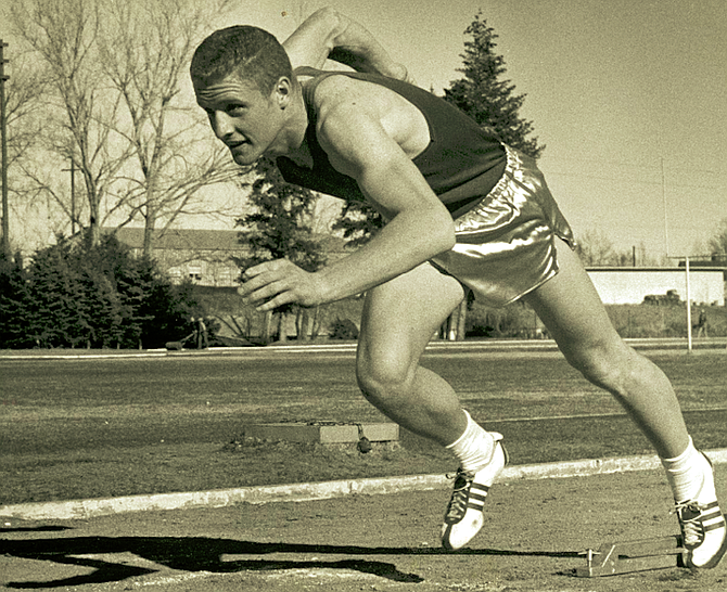 Fred Williams was a sprinter for the Wolf Pack from 1963 to 1966. Williams was also a running back for the football team.