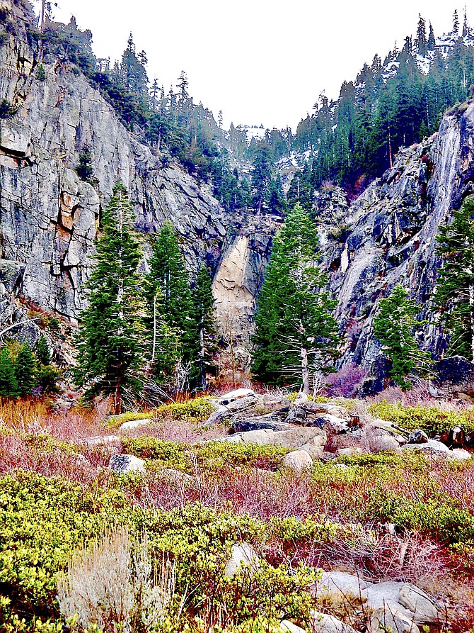 One of the author’s favorite pocket canyons in Alpine County.
Lisa Gavon photo